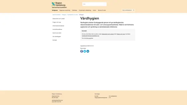 Vårdhygien Hudiksvall