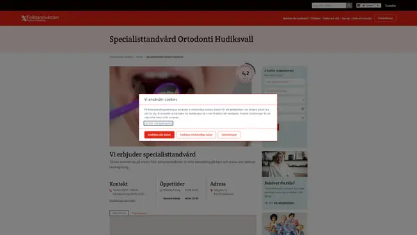 Specialisttandvård Ortodonti Hudiksvall