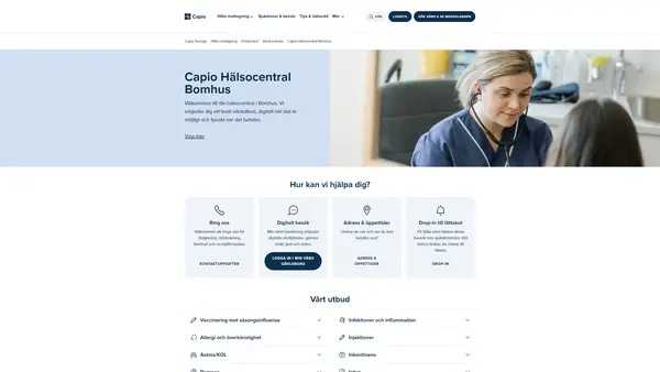 Capio Hälsocentral Bomhus