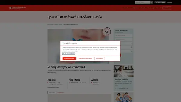 Specialisttandvård Ortodonti Gävle