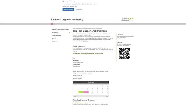 Barn- och ungdomshabiliteringens mottagning