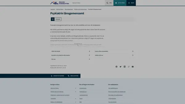 Psykiatrin länsgemensamt