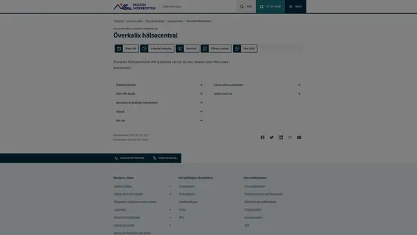 Överkalix hälsocentral, Division Nära