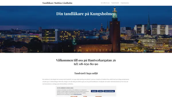 Tandläkare Mathias Lindholm AB, Norrmalm