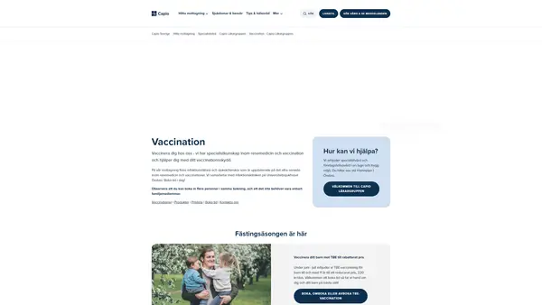 Capio Läkargruppen Vaccinationmottagningen, Örebro